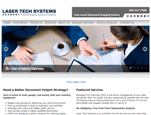 Tablet Screenshot of lasertechsystems.com